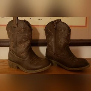 Toddler Cat & Jack girls size 8 cowboy boots